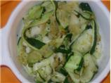 Zucchini Ribbons With Basil Butter