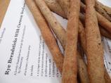 Rye Breadsticks With Caraway Seed