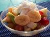 Banana Split Fruit Salad. Recipe by 2Bleu