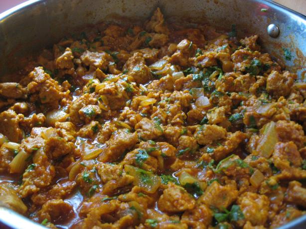 Balti Seitan Madras. Photo by Aram