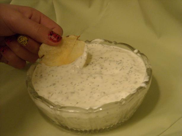 Dill Pickle Dip.....yum!!. Photo by mums the word