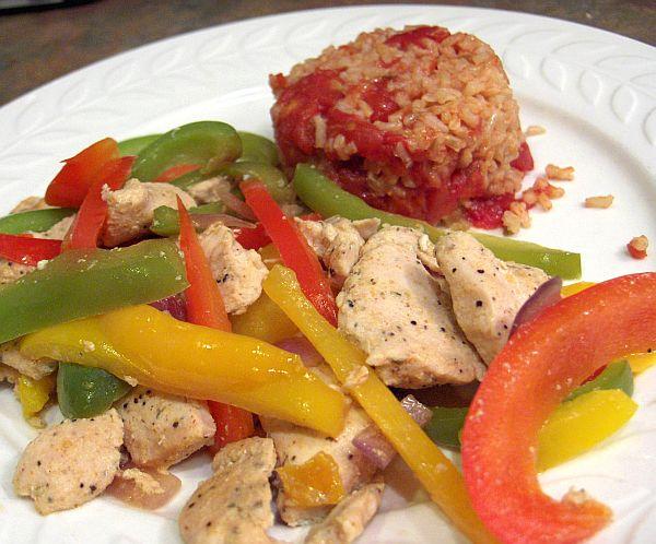 Chicken Fajita Stir-Fry With Peppers. Photo by Derf