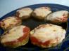 Mini Eggplant Crust Pizzas
