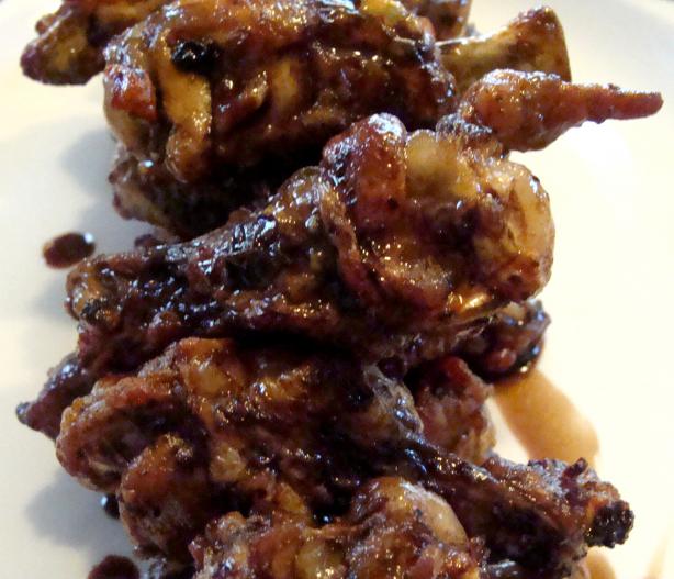Balsamic Soy Glazed Chicken Wings. Photo by Lvs2Cook