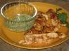 Spice-Rubbed Chicken Fingers W Cilantro Dipping Sauce