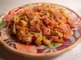 Skillet Cabbage and Ham