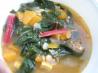 Italian Butternut Squash and White Bean Soup With Greens. Recipe by Lynne the Pirate Queen
