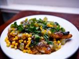 Creole Catfish With Veggies and Basil Cream. Photo by larchie