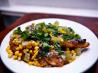 Creole Catfish With Veggies and Basil Cream. Photo by larchie