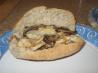 Warm Chicken Sandwiches W/ Mushrooms, Spinach, and Cheese. Recipe by Shelby Jo