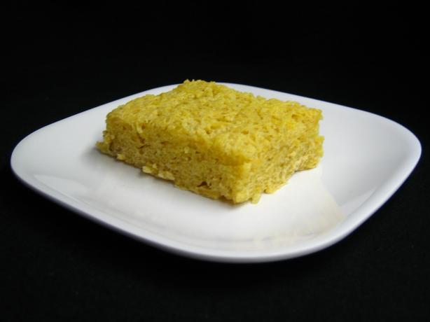 Mock Noodle Kugel (Using Spaghetti Squash; Low-Carb, Fat-Free). Photo by brokenburner