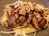 Truffled Roasted Mushrooms on Garlic Polenta. Recipe by JanuaryBride