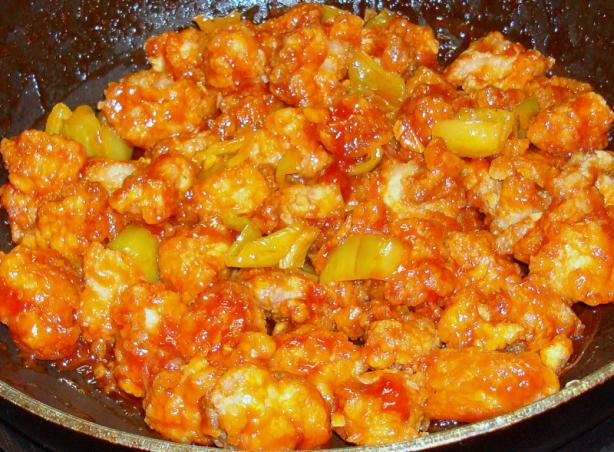 Sweet and Sour Pork, As It Should Be. Photo by Brian Holley