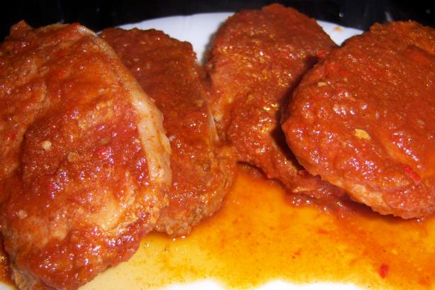 Enchilada Chops. Photo by NELady
