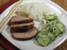 Sesame Pork With Thai Cucumber Salad. Recipe by Karen From Colorado