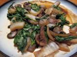 Spinach, Shrooms, and Onions Says It All !!!