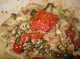 Savory Sausage and Spinach Penne. Photo by Oliver & Fischer's Mommy
