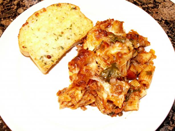Baked Penne With Sausage and Spinach (Oven or Crock-Pot). Photo by Cookin'Diva