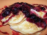 Lemon Pancakes With Berry Topping