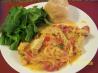 Baked Spaghetti Squash With Chicken and Veggies. Recipe by Dotty2