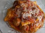 Crock Pot Cheese Tortellini and Meatballs With Vodka Sauce