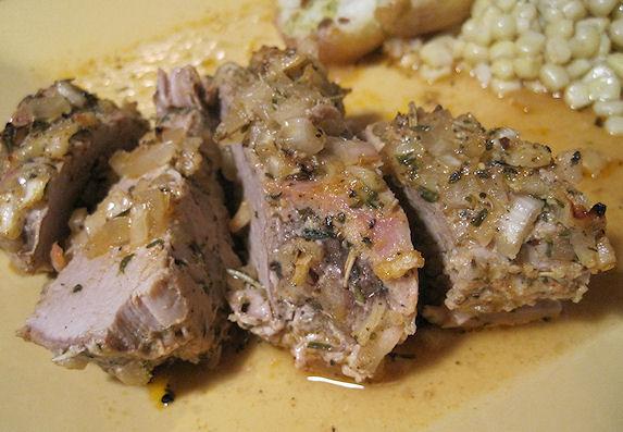 Herbed Pork Tenderloin. Photo by Sandi (From CA)