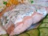 Steeped Salmon With Chive and Dill Sauce
