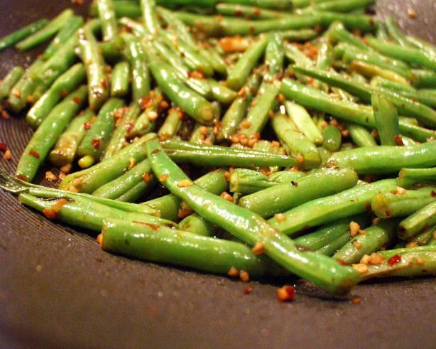 Spicy Stir-Fried Green Beans and Scallions. Photo by FLKeysJen