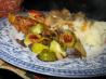 Roasted Brussels Sprouts and Red Onions