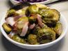 Roasted Brussels Sprouts and Red Onions