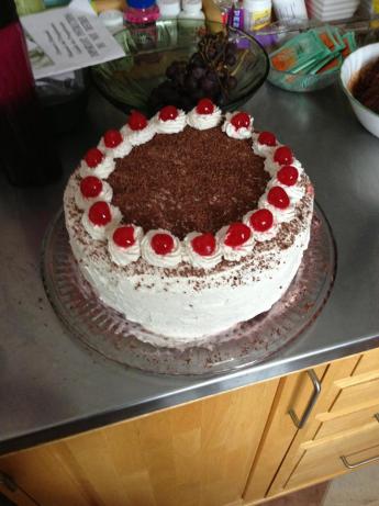 Authentic Black Forest Cake (Schwarzwald Kirsch Kuchen). Photo by haven39176