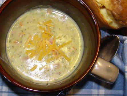 Broccoli Potato Cheese Soup - Weight Watchers. Photo by DuChick