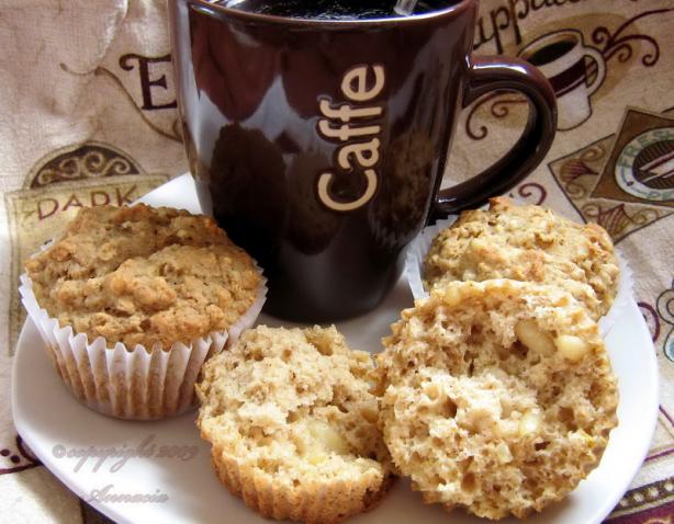 Applesauce Oatmeal Muffins. Photo by Annacia