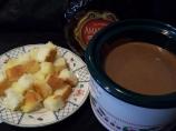 Slow Cooker Amaretto Chocolate Fondue