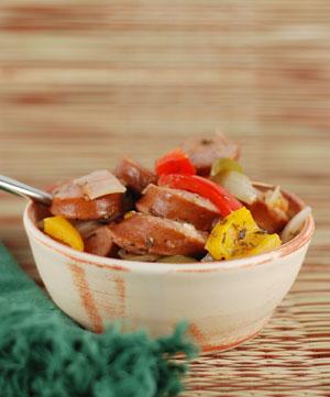 Italian Sausage and Peppers. Photo by KC_Cooker