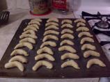 Vanilla Almond Crescents. Photo by Mrs. "B"