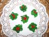 Holly Christmas Cookies. Recipe by Northern Cook