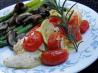 Foil-Pack Tilapia With Lemon, Rosemary & Tomato. Recipe by Starrynews