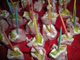 Ham and Pickle Swirls Appetizer