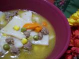 Seasoned Ground Beef and Dumplings With Veggies