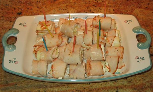 Easy Cheese & Turkey Appetizers. Photo by Kat's Mom