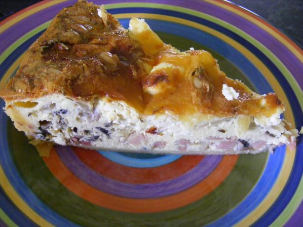 Ham, Cheese and Mushroom Quiche. Photo by Sara 76