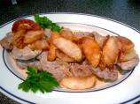 Pork Tenderloin With Apples, Calvados and Apple Cider
