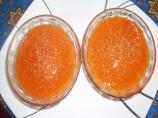 Raw Persimmon and Banana Pudding