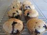 Vegan Whole-Grain Blueberry Muffins. Recipe by Veggie Girl NYC