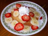 Bisquick Strawberry Banana Pancakes