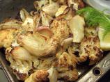 Roasted Cauliflower With Onions and Fennel