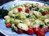 Gnocchi With Zucchini Ribbons & Basil Brown Butter