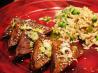 Tofu Simmered in Hoisin Sauce by Deborah Madison. Recipe by KateL