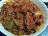 Cuban Flank Steak and Pepper Stew